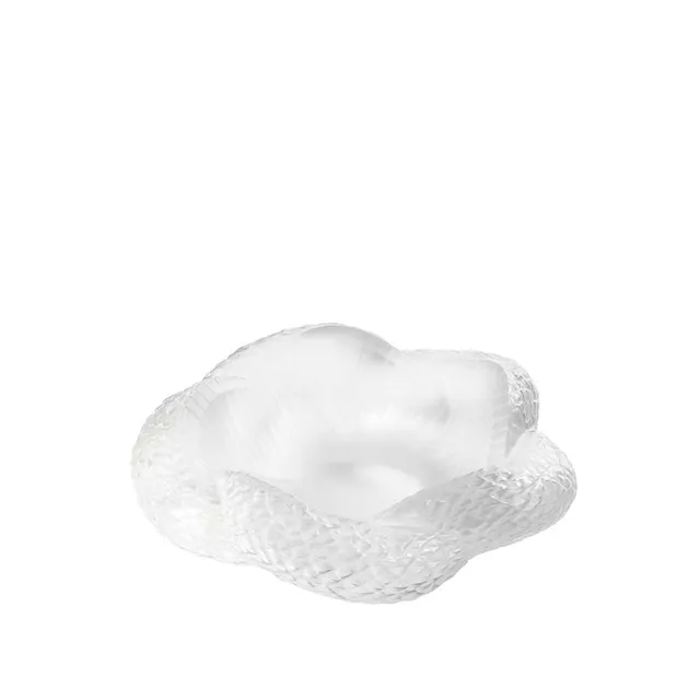 René Lalique Serpent Bowl coppa in cristallo trasparente