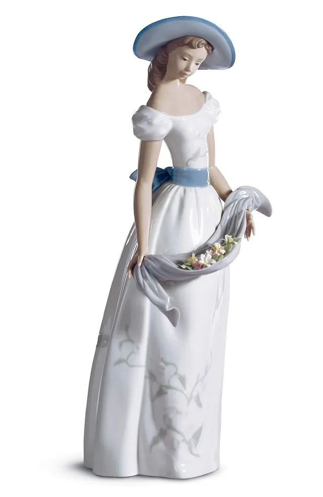Lladró Sculture Fragranze e Colori figurina porcellana donna