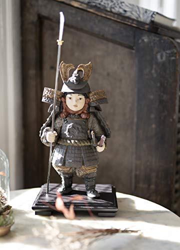 Lladró Bambino Samurai figurina in porcellana da collezione