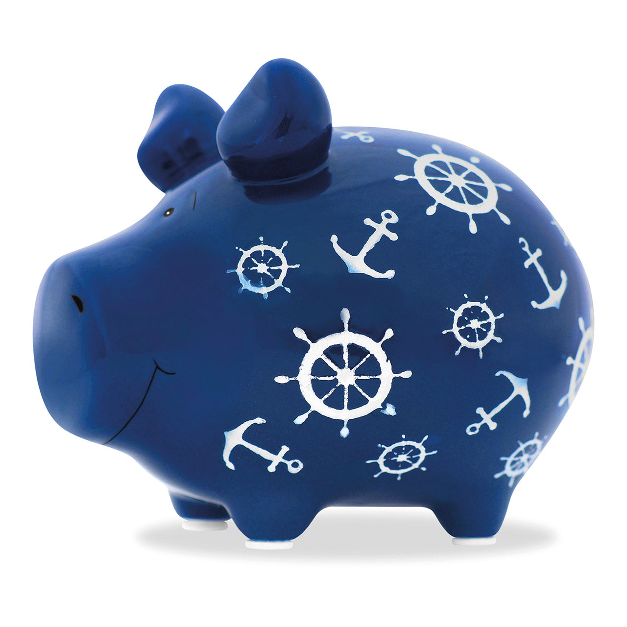 Sparschwein Company Nautilus salvadanaio maialino piccolo blu mare