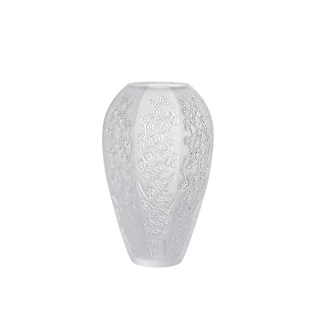 Lalique Sakura vaso grande L cristallo fiori ciliegio