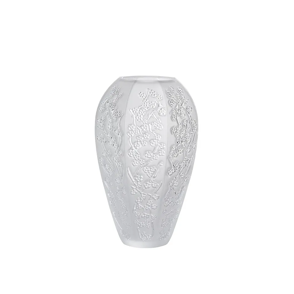 Lalique Sakura vaso grande L cristallo fiori ciliegio