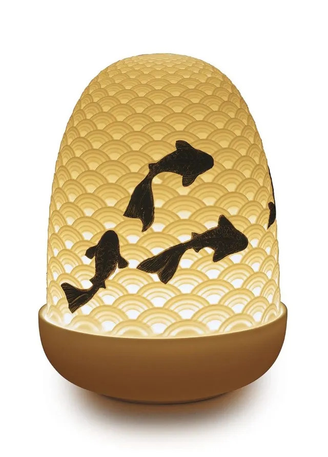 Lladró Illuminazione Koi Dome 1023888 lampada porcellana LED