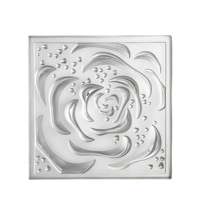 Lalique Roses pannello decorativo cristallo taglia M