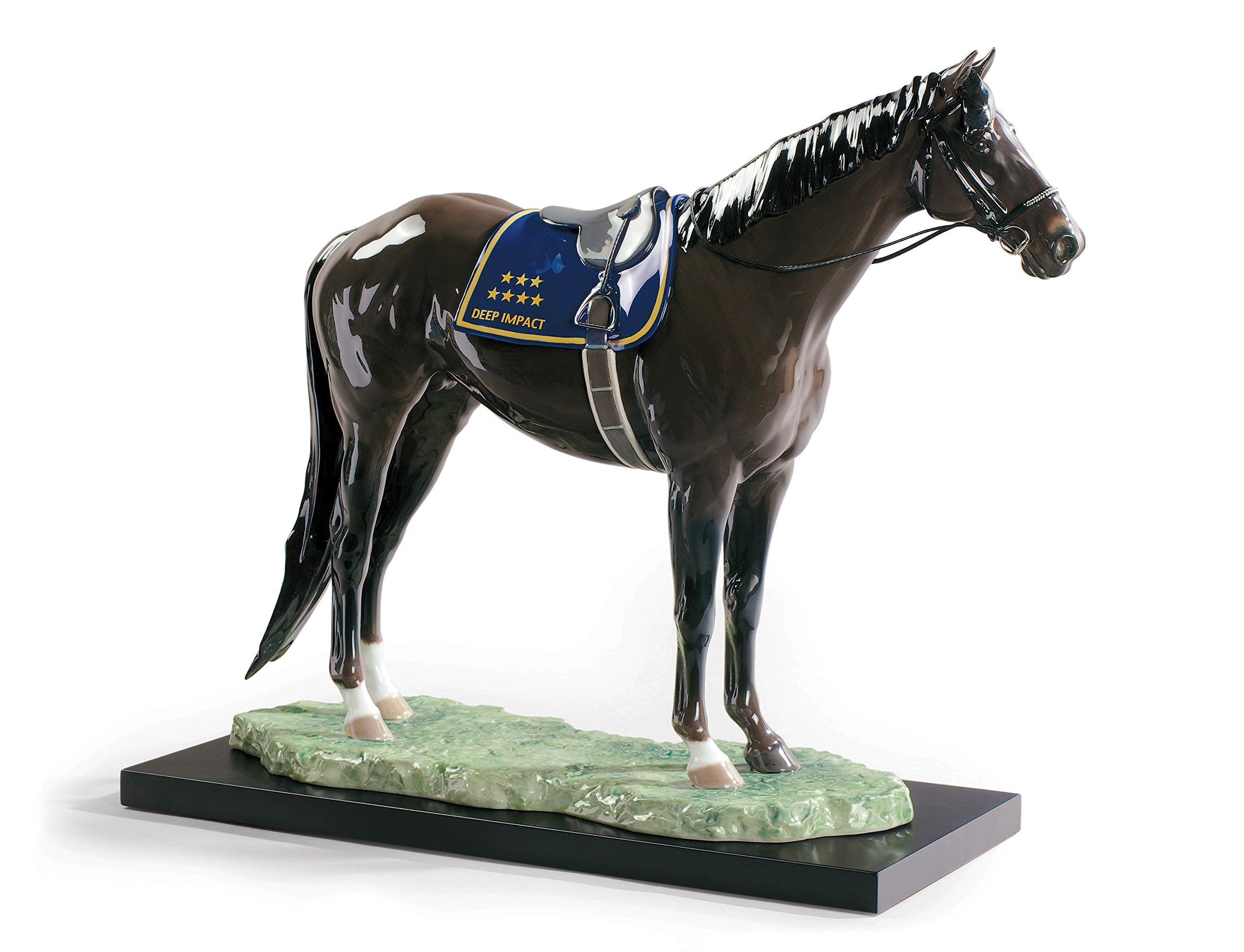 Lladró Deep Impact scultura cavallo porcellana edizione limitata