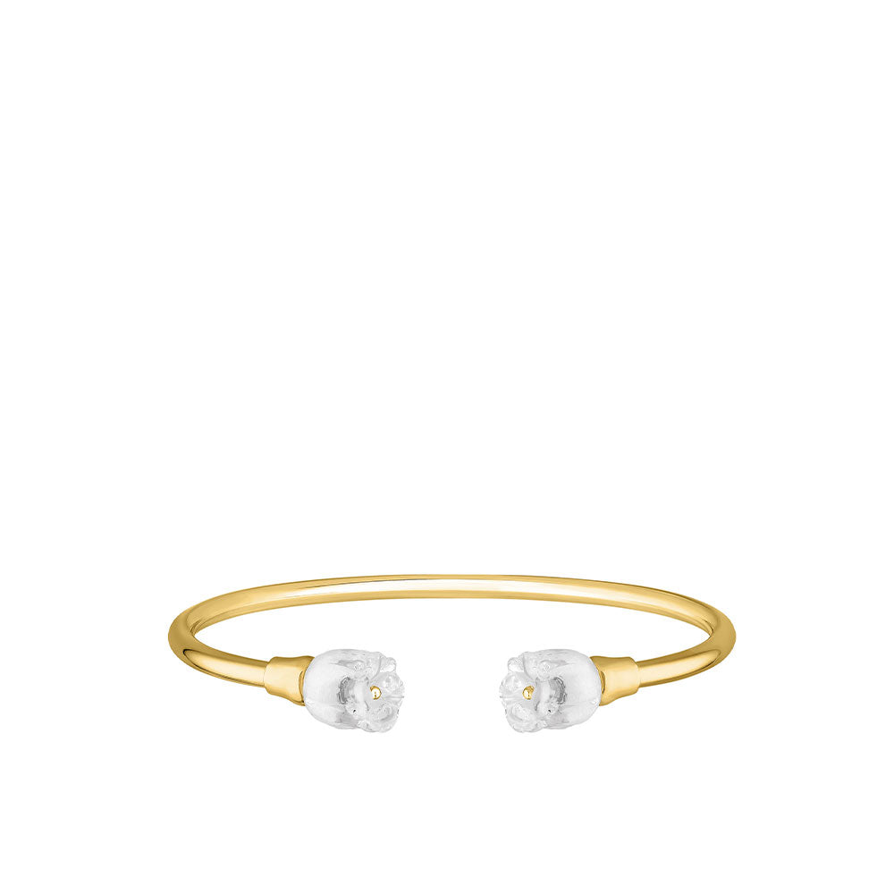 Lalique Muguet bracciale flessibile taglia S cristallo