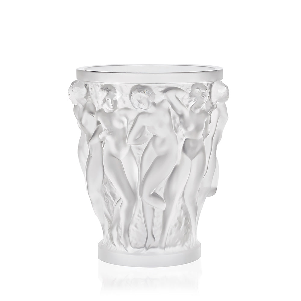 Lalique Bacchantes vaso cristallo incolore taglia M