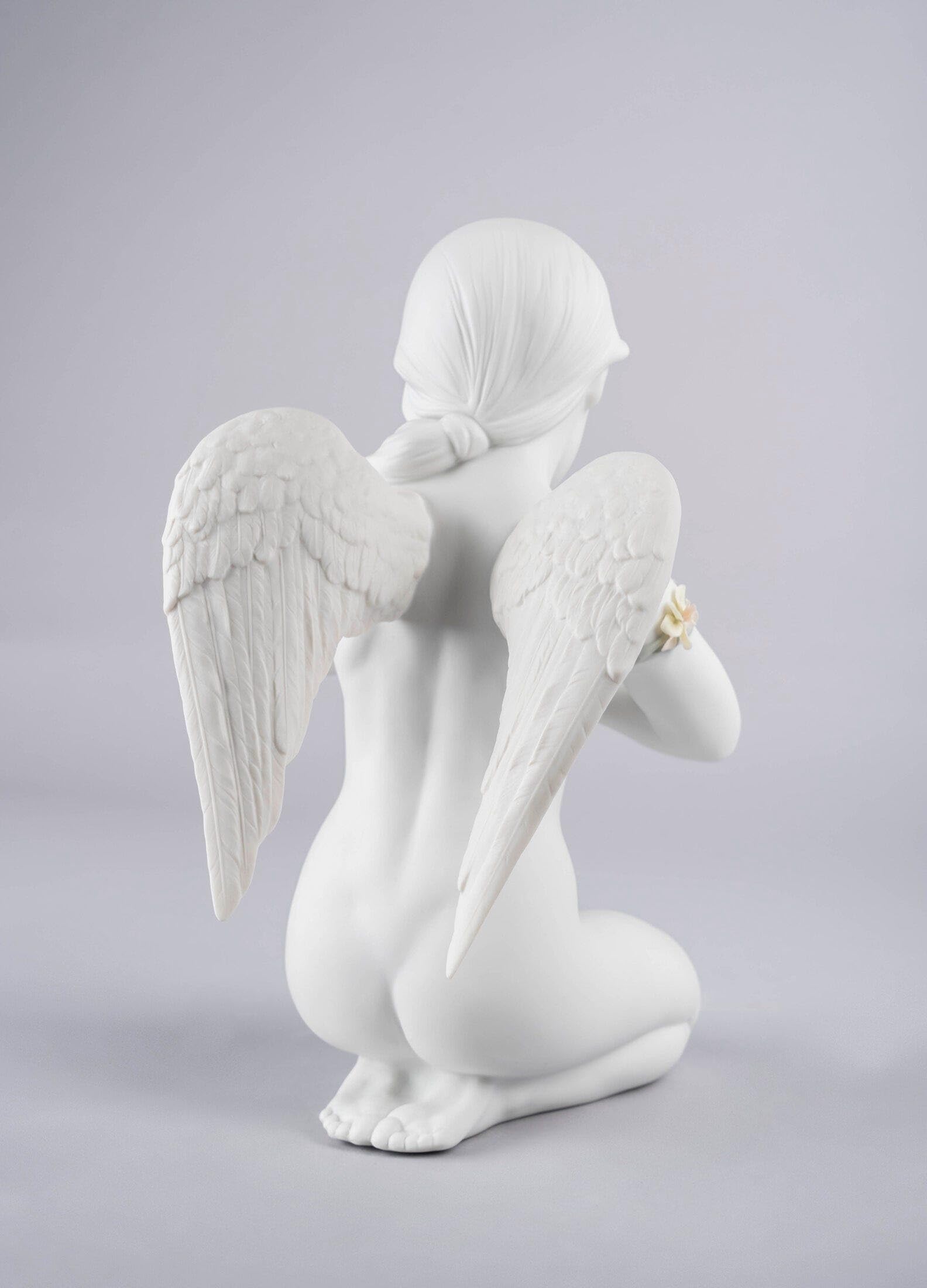 Lladró Angelo Cuore Celestiale scultura porcellana angelo