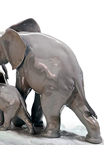 Lladró Elefanti figurina elefante porcellana fatta a mano