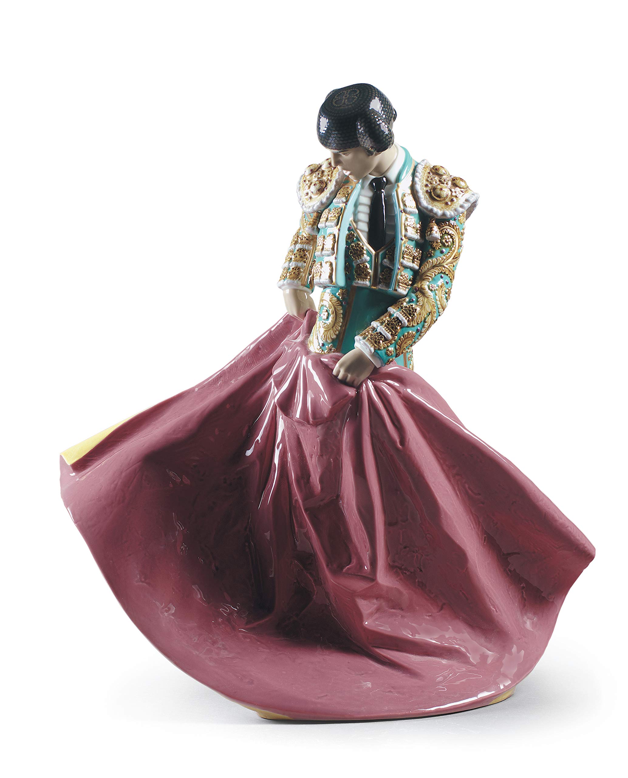 Lladró Alta Porcellana Matador scultura verde edizione limitata