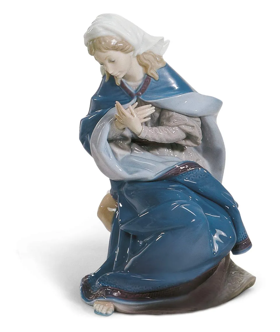 Lladró Sculture Natività Vergine Maria statuetta porcellana