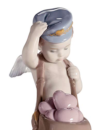 Lladró Sculture Cupido Lettere d'Amore figurina porcellana angelo