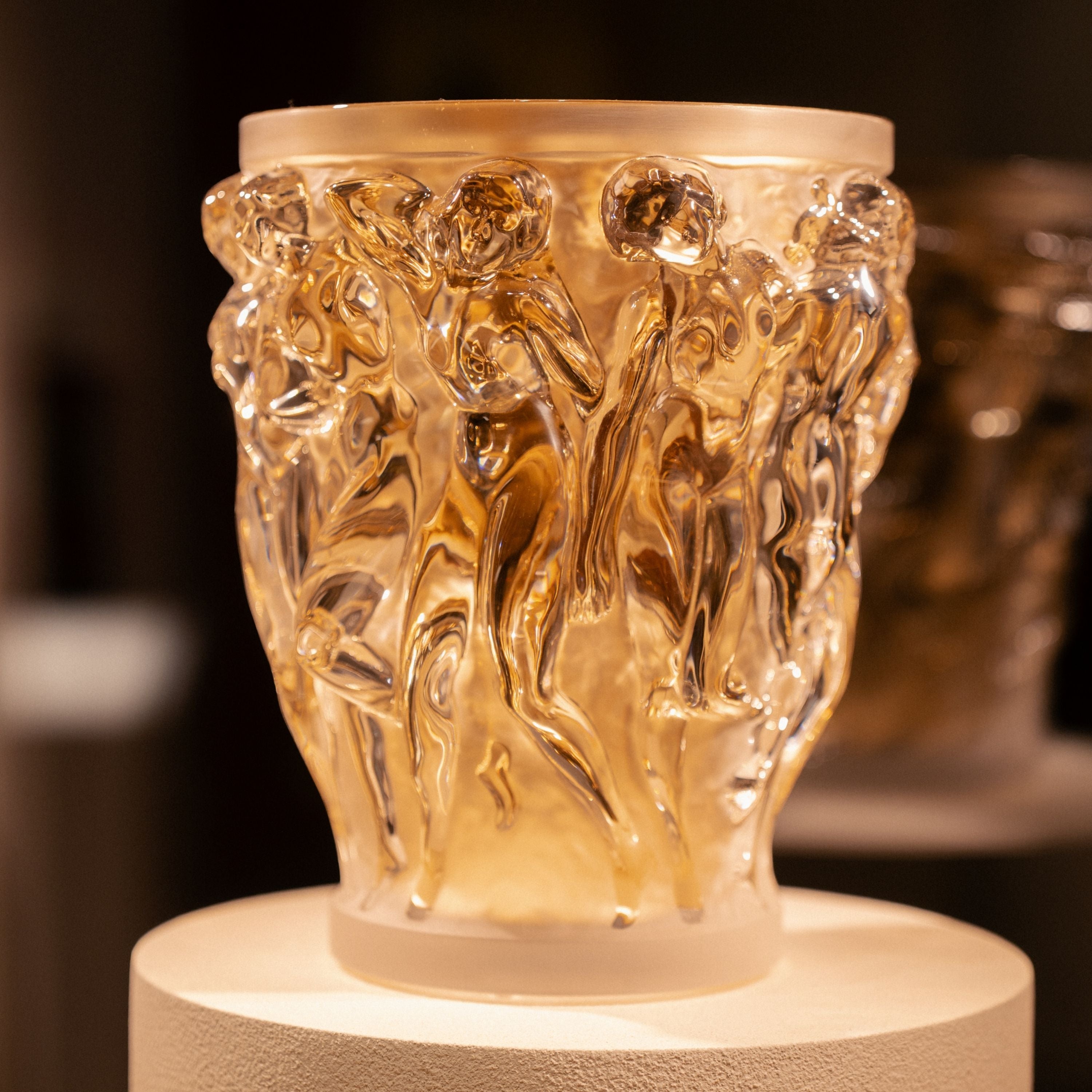 Lalique Bacchantes vaso Taglia M cristallo baccanti 1927