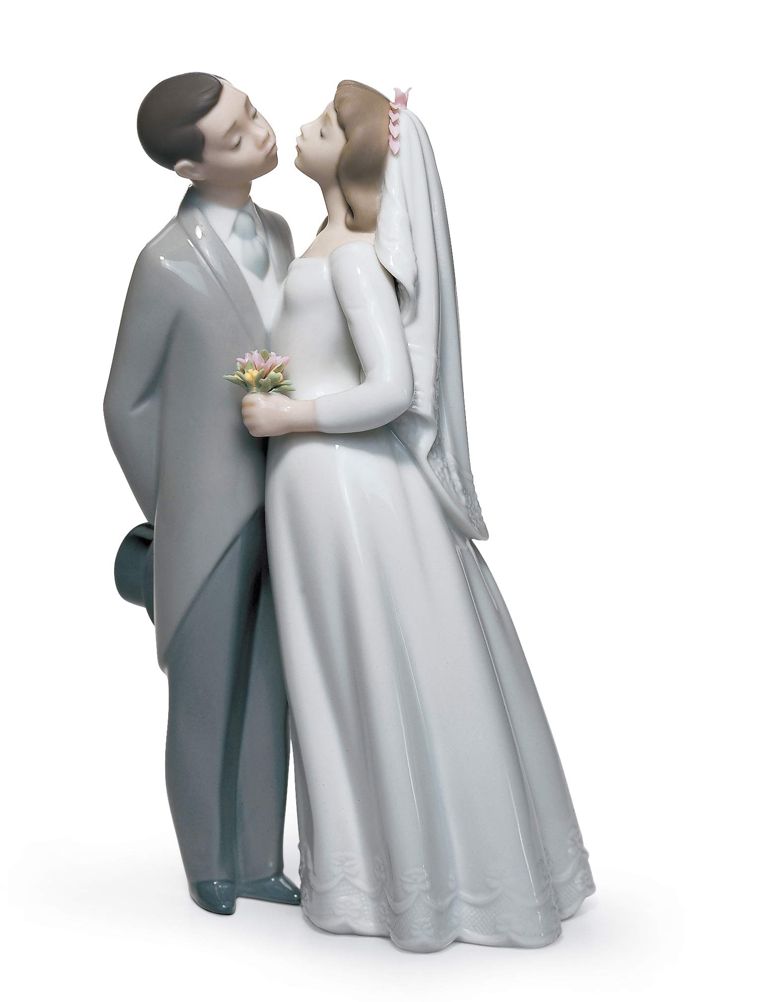 Lladró Sculture Un Bacio da Ricordare figurina coppia fidanzati