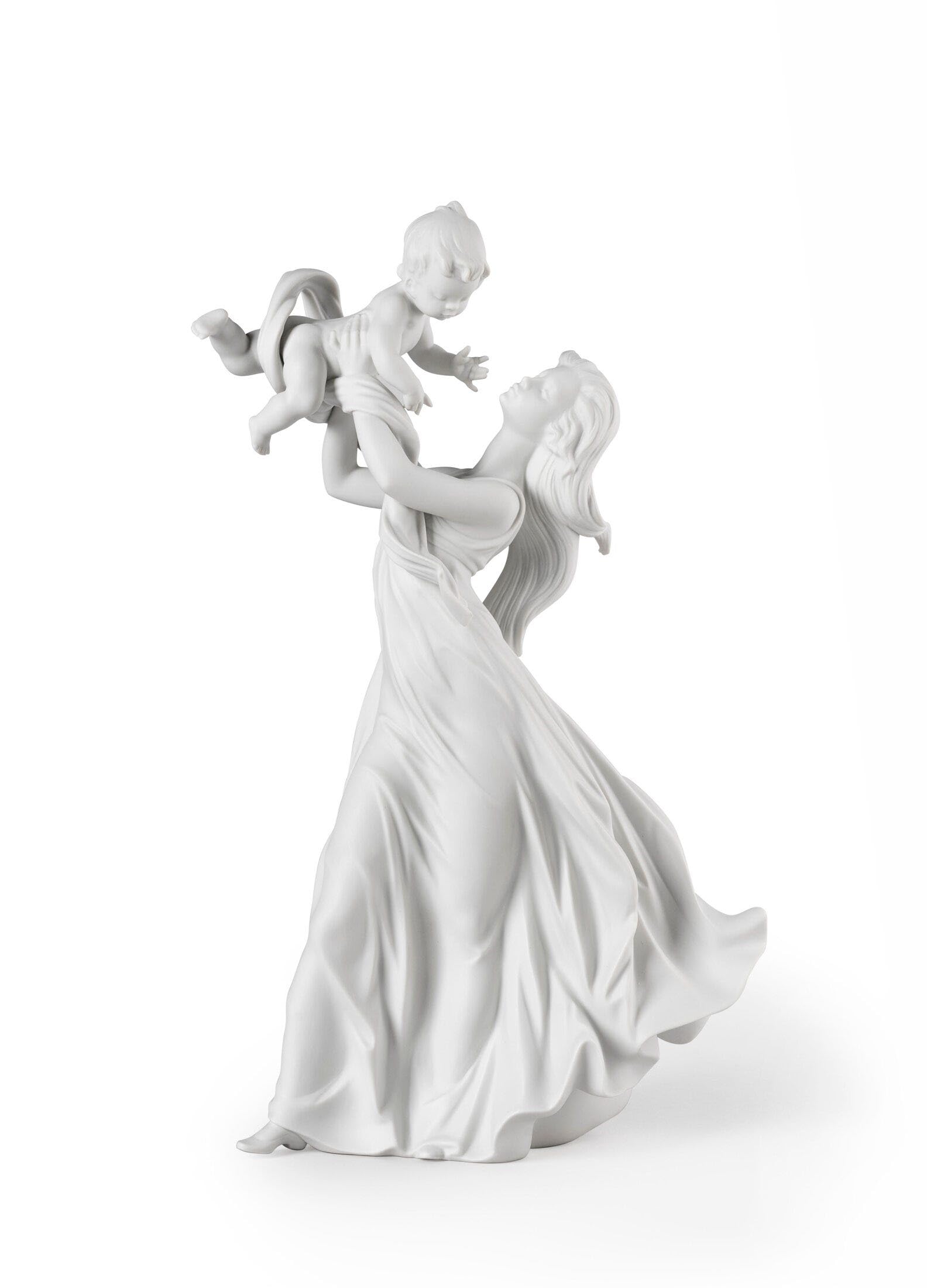 Lladró Madre Mio Bellissimo Bebè Figurina Bianco Mate