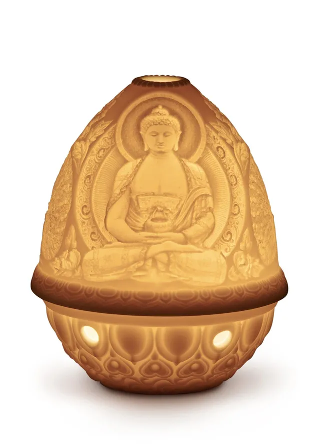 Lladró Accessori Decorativi Litofania Budda porcellana