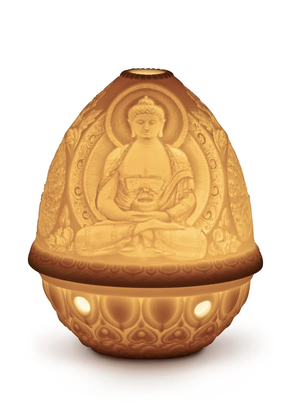 Lladró Accessori Decorativi Litofania Budda porcellana