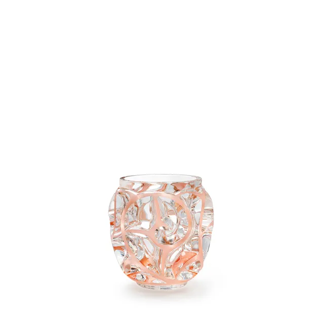 René Lalique Tourbillons vaso piccolo corallo taglia S