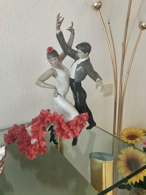 Lladró Sculture Flamenco statua porcellana danzatrice fatta a mano