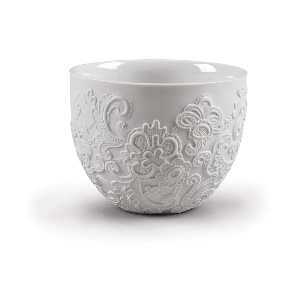 Lladró Tazza Ricami tazza da tè porcellana decorata a mano