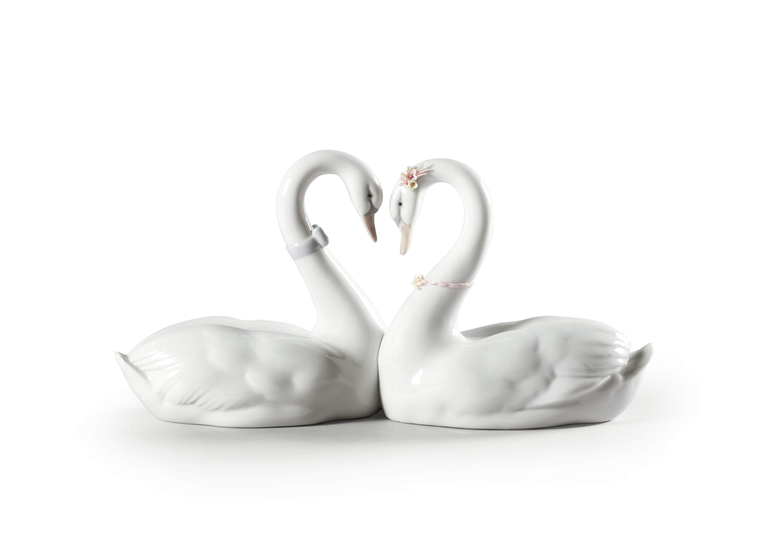 Lladró Sculture Cigni Amore Senza Fine figura porcellana