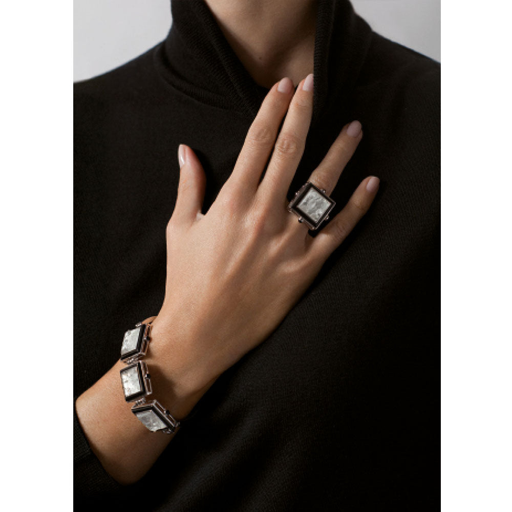 Lalique Aréthuse Anello argento misura 51 motivo donna