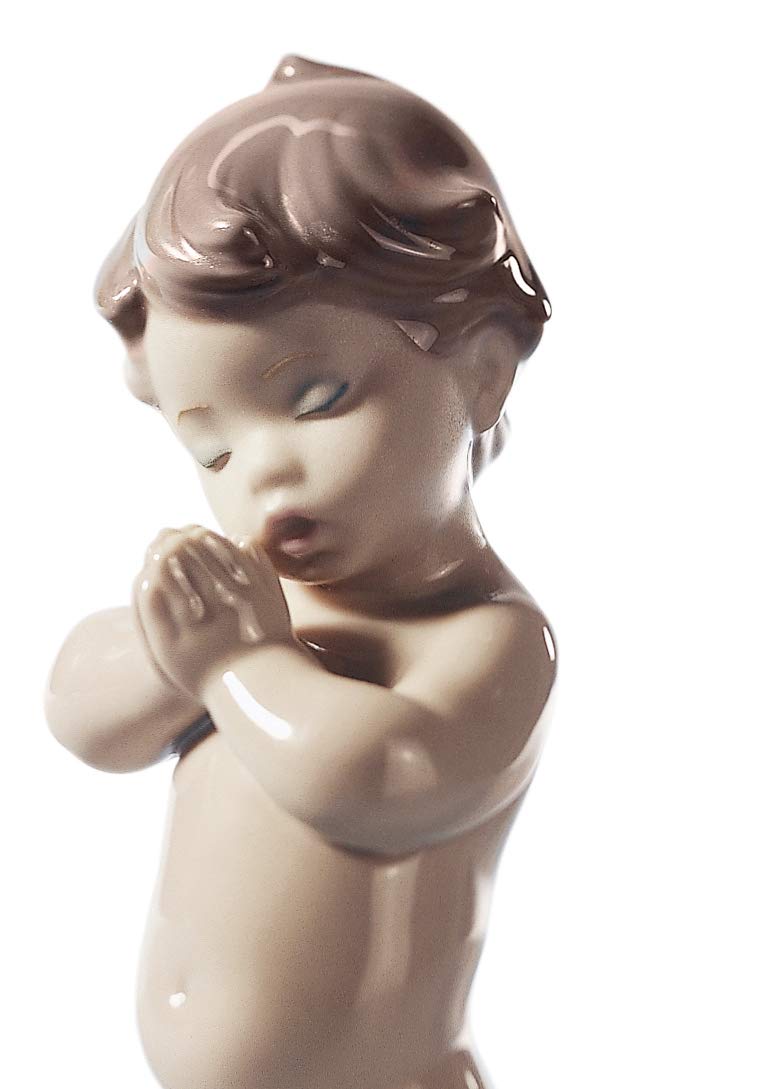 Lladró Bimbo Che Prega figurina bambino porcellana