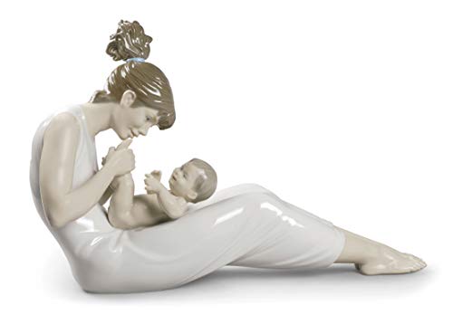 Lladró Sculture Risate con la Mamma Figurina Madre