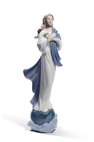Lladró Sculture Vergine Maria figurina porcellana religiosa