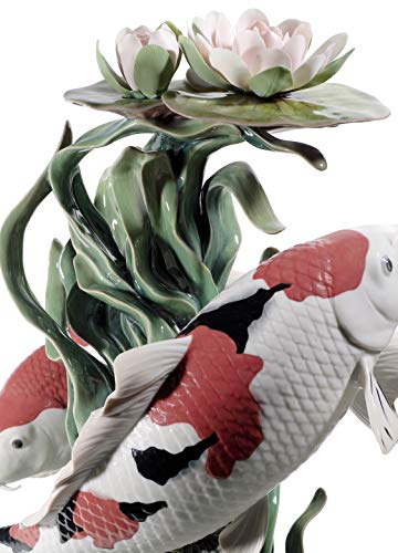 Lladró Carpe Koi Scultura Porcellana Edizione Limitata