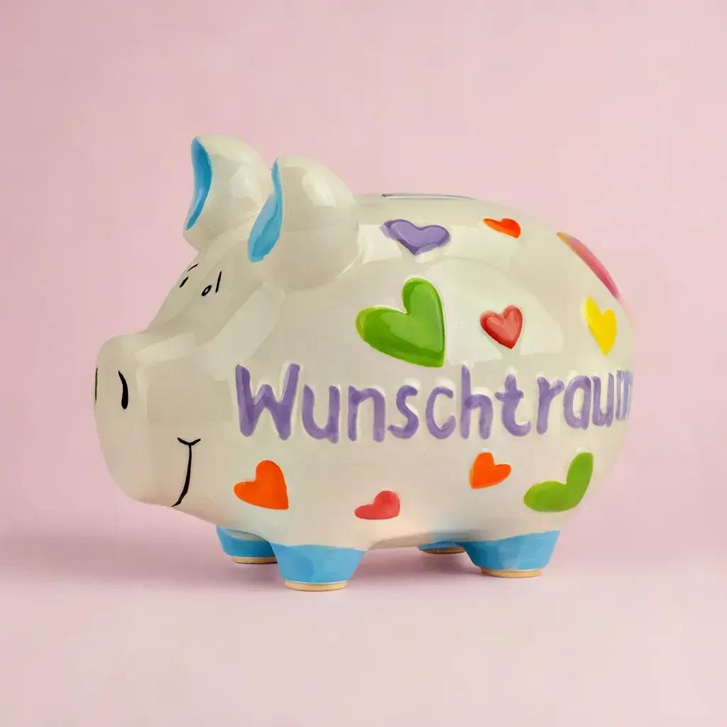 Sparschwein Company Wunschtraum salvadanaio maialino piccolo ceramica