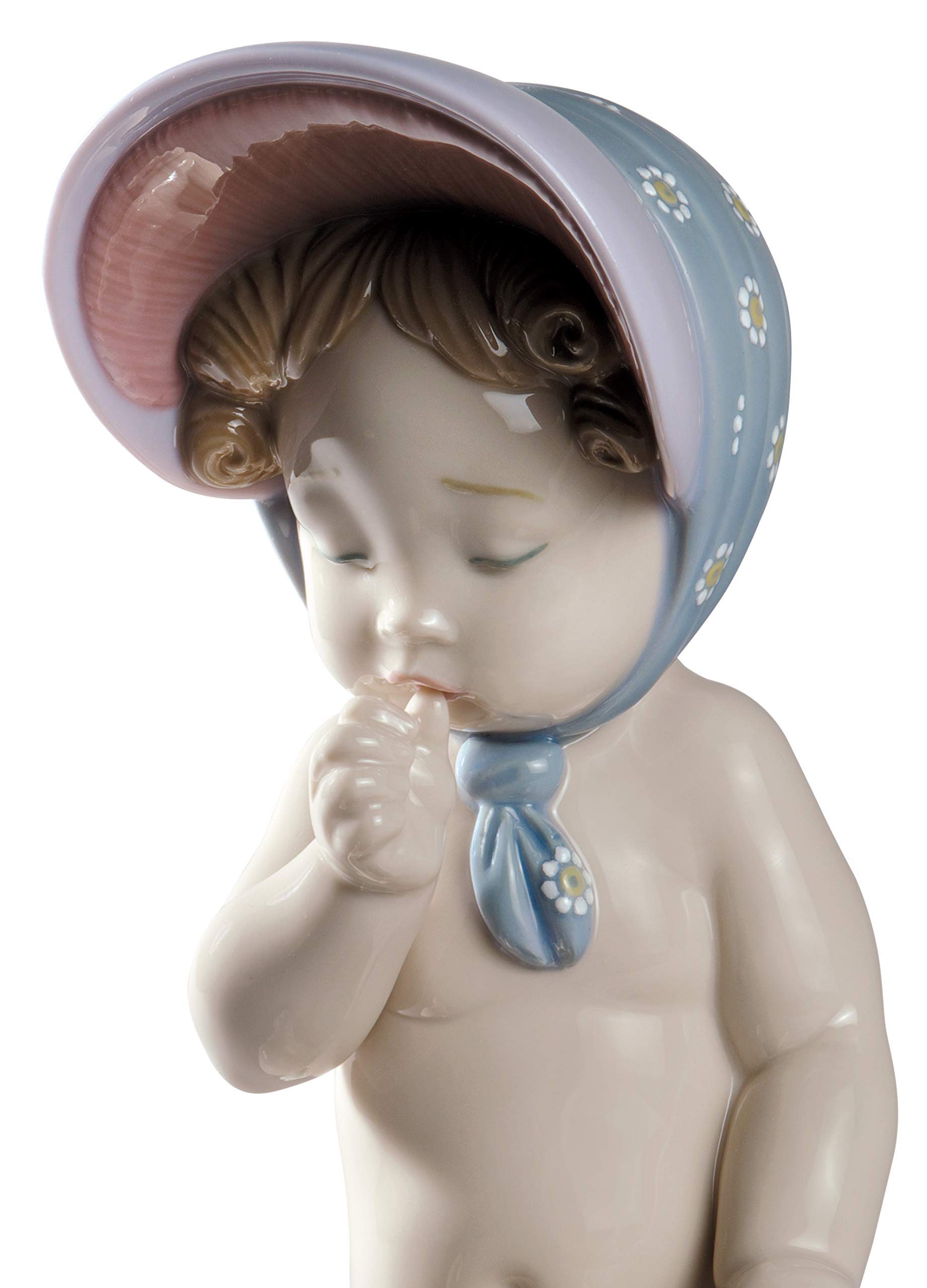 Lladró Sculture Bimba con Berretto figurina porcellana 17 cm