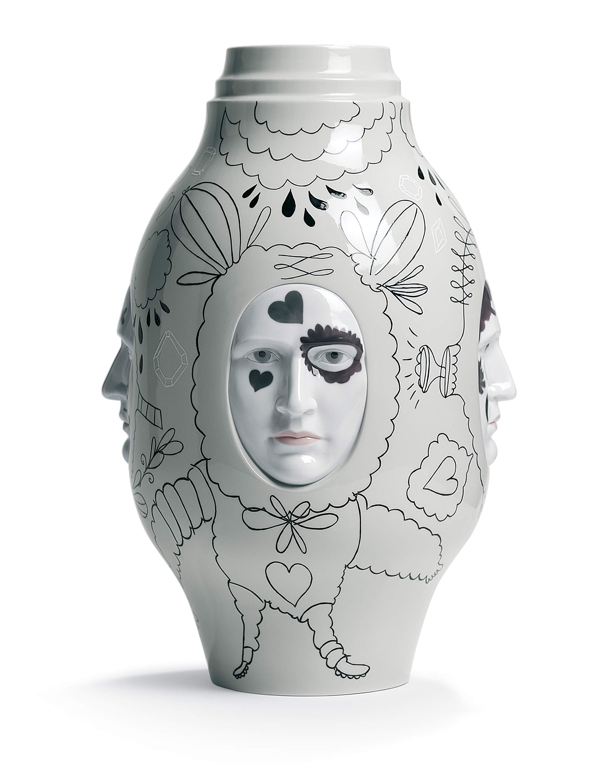 Lladró Conversation Vase II vaso porcellana artigianale