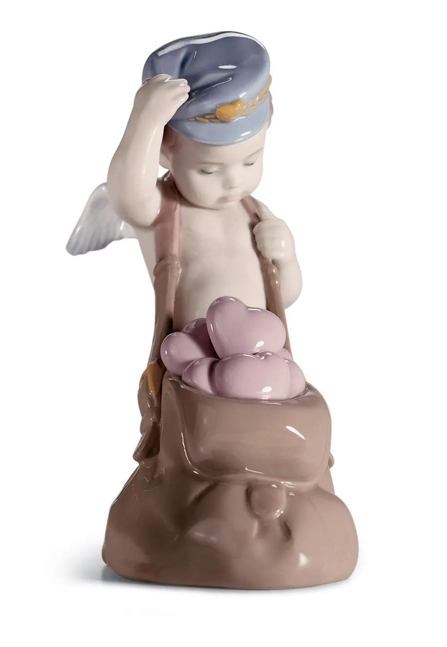 Lladró Sculture Cupido Lettere d'Amore figurina porcellana angelo