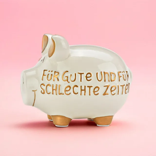 Sparschwein Mittelschweine Gute Zeiten salvadanaio medio ceramica