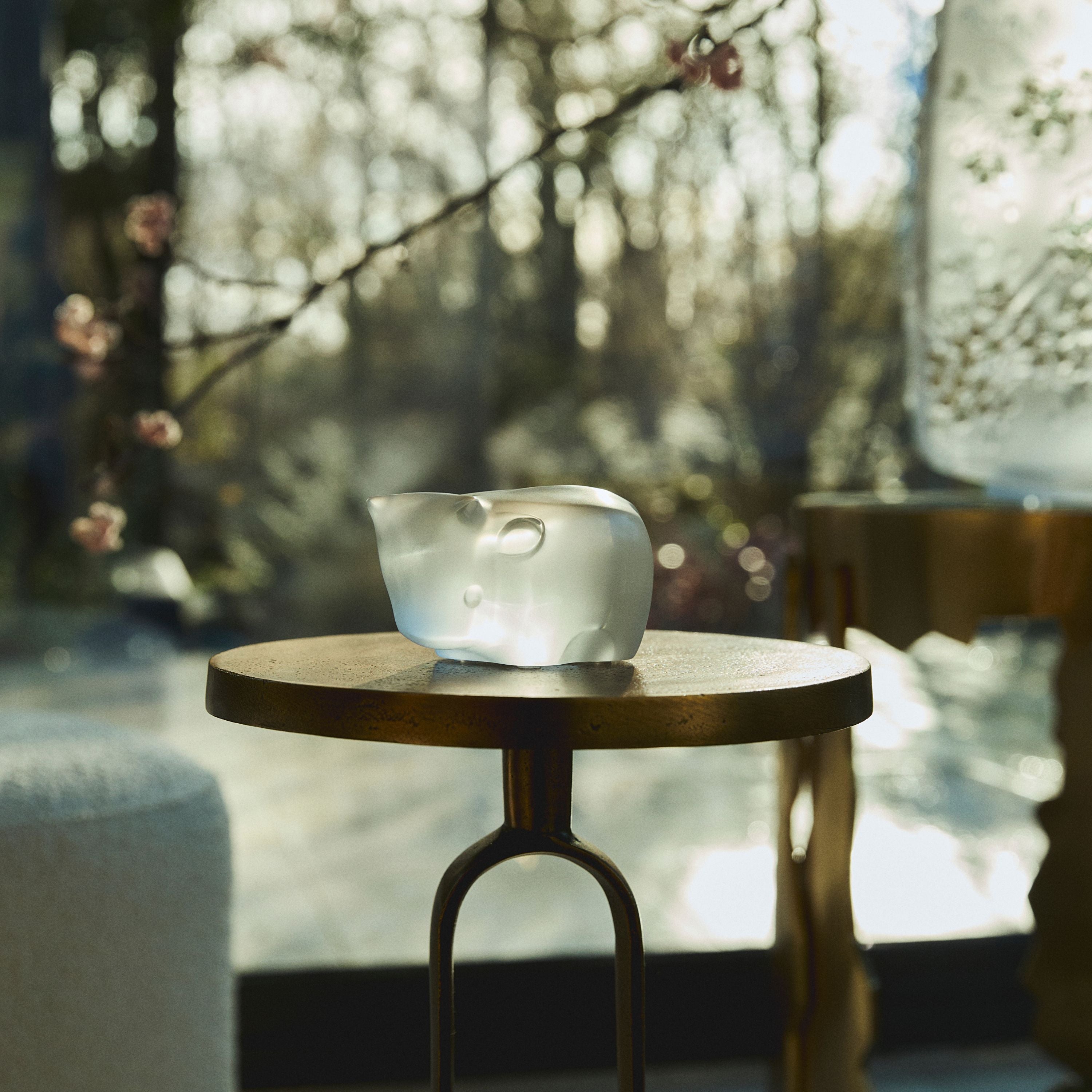 Lalique Niu Wang Wang Han Meilin scultura S cristallo