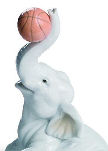 Lladró Sculture Elefante Basket statuetta elefante porcellana