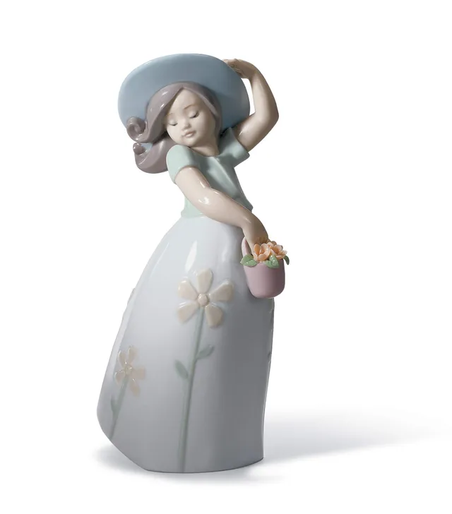 Lladró Bimba Piccola Margherita figurina porcellana fatta a mano