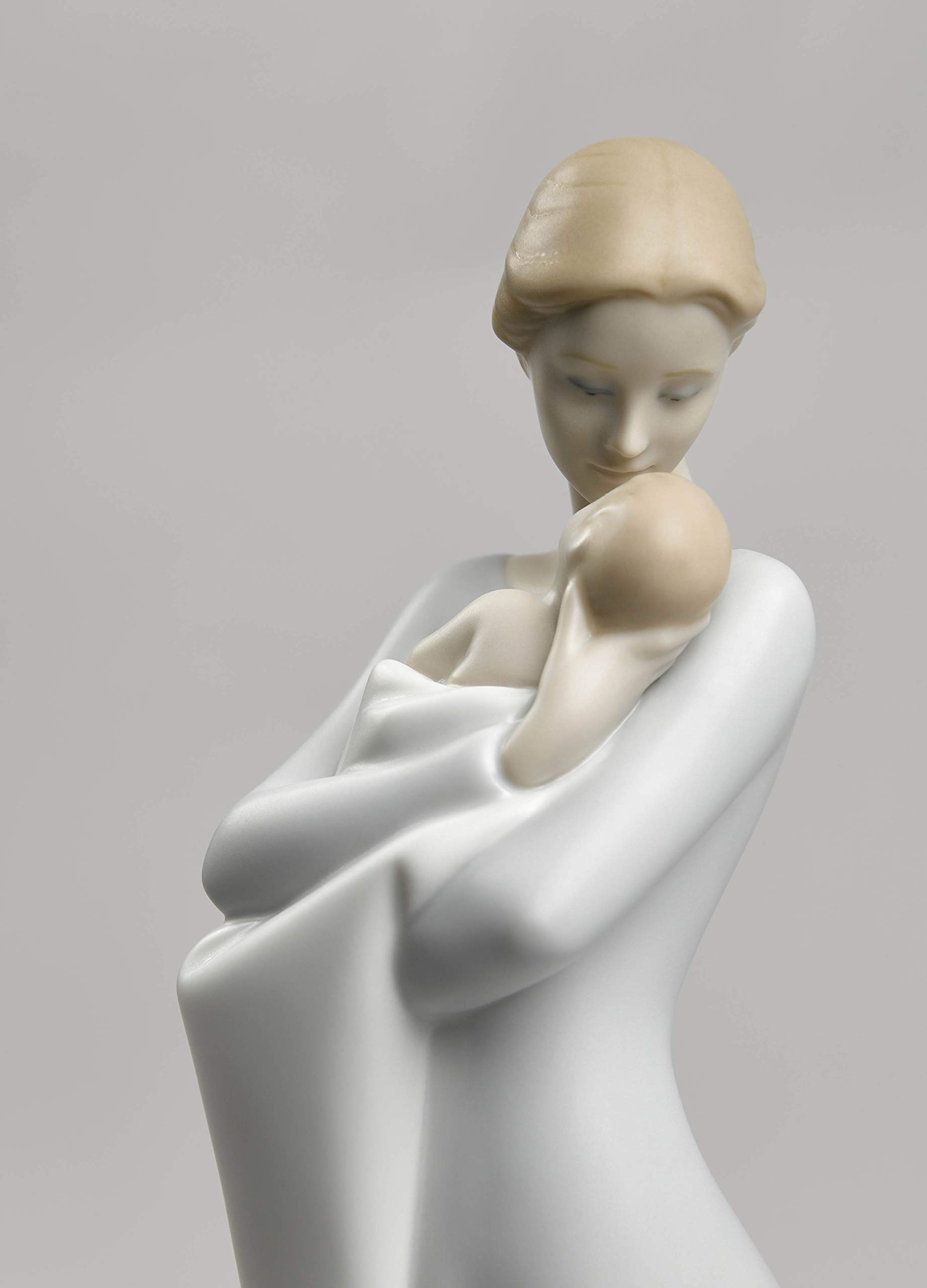 Lladró Sculture Abbraccio Materno figurina madre porcellana