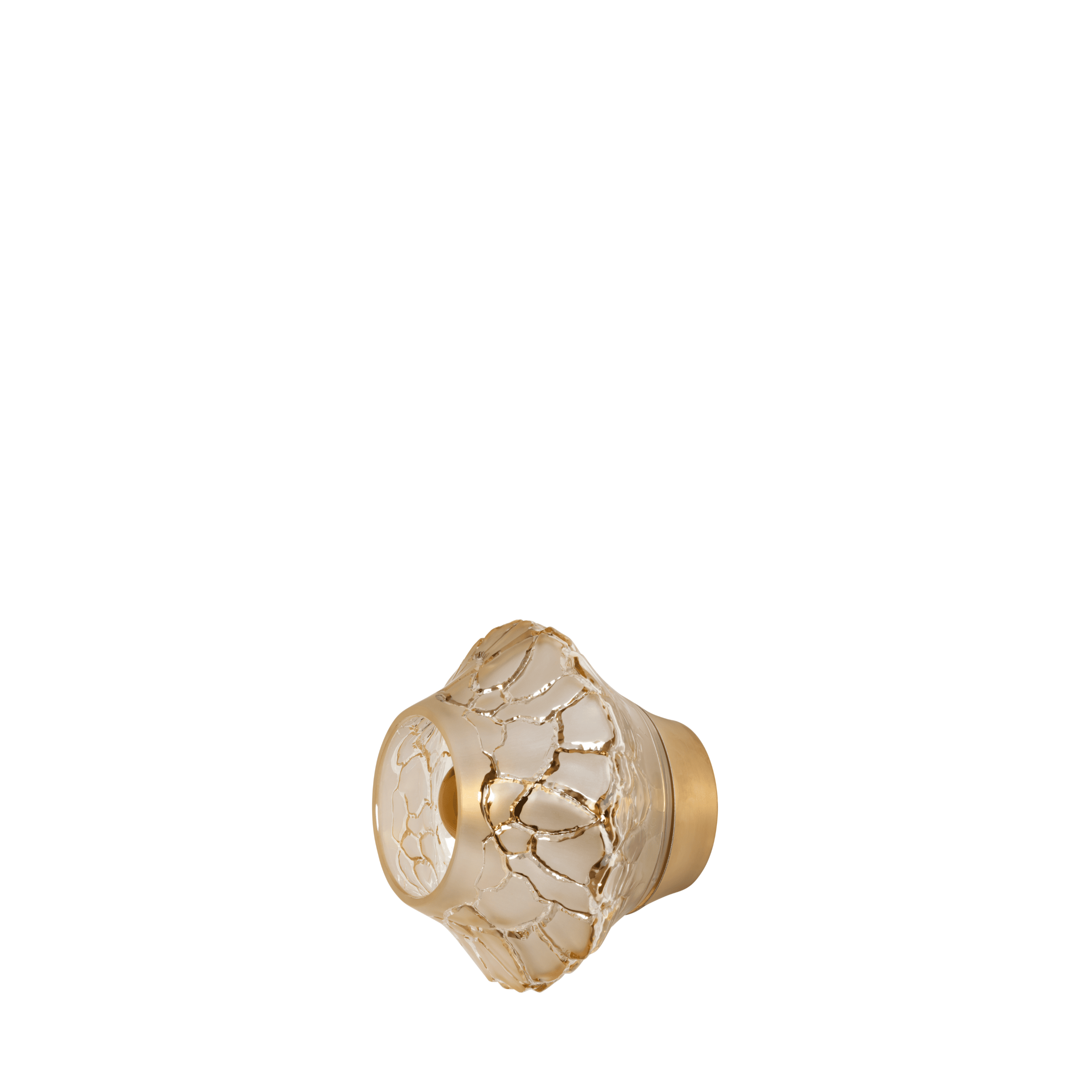 René Lalique Caldera applique da parete cristallo oro