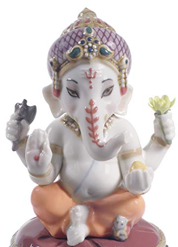 Lladró Sculture Bal Ganesha statua porcellana