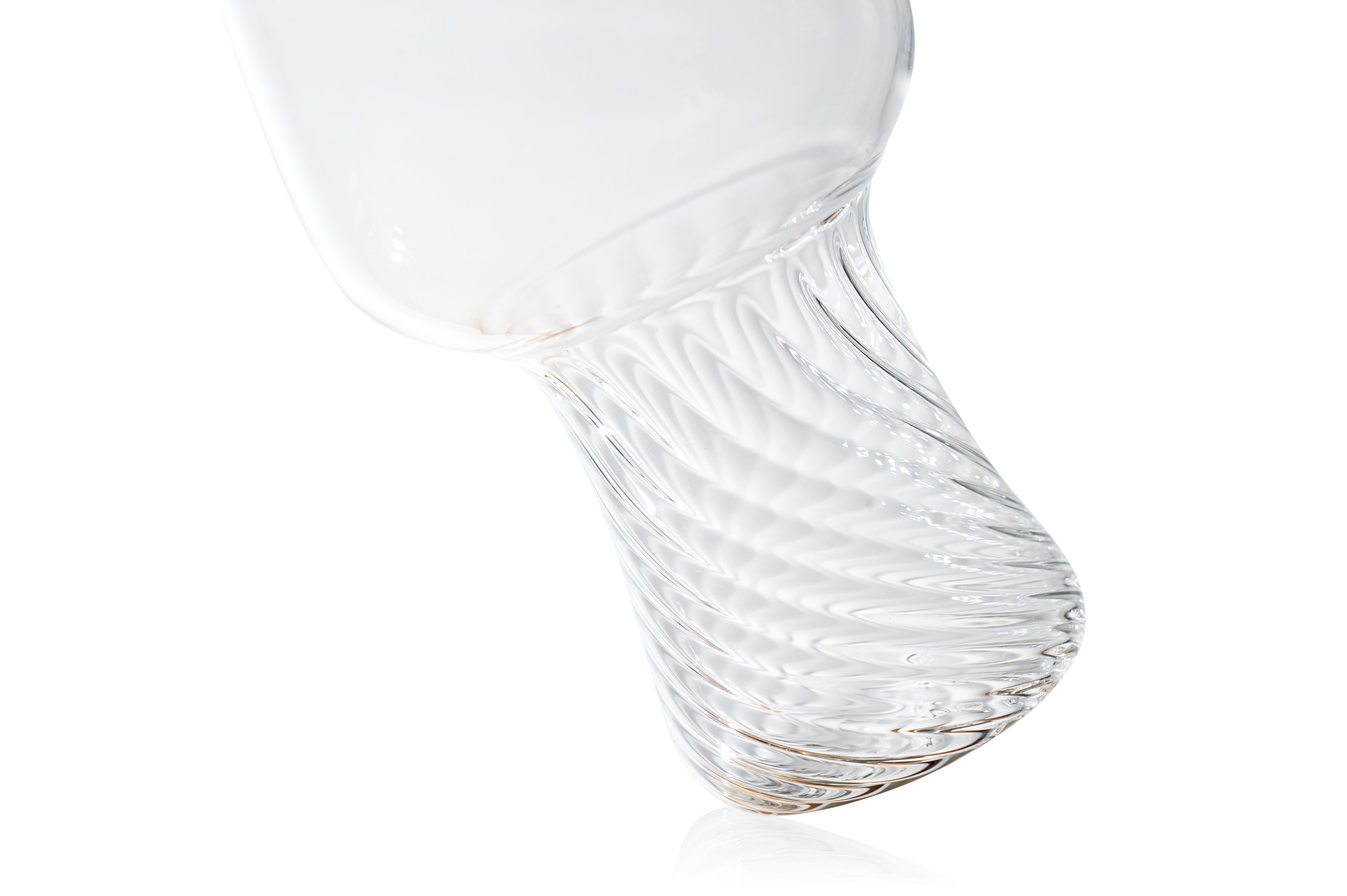 Vaporetto Liveo bicchiere birra vetro Murano 18 cm trasparente