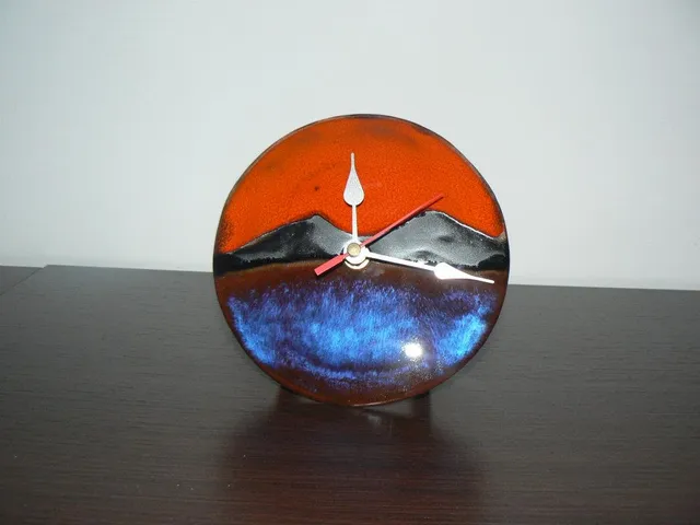 Raffaela Russo Arredo Orologio in ceramica 02 orologio parete
