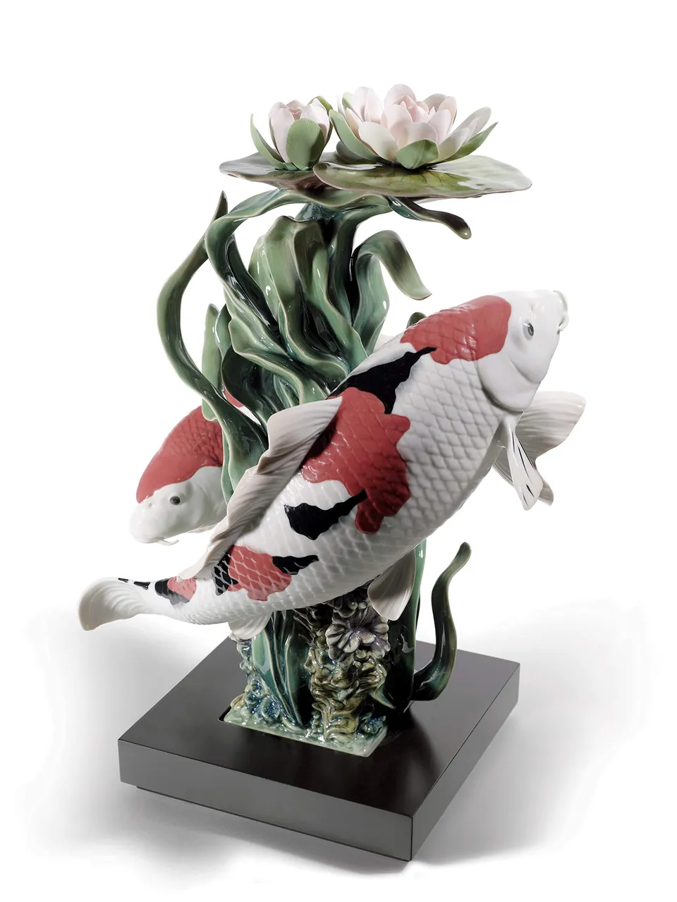 Lladró Carpe Koi Scultura Porcellana Edizione Limitata