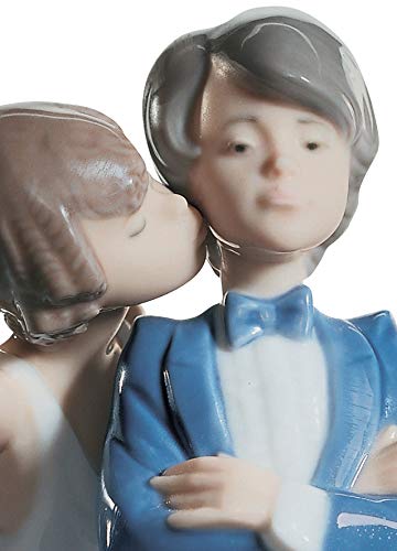 Lladró Non Insistere figurina porcellana fidanzati 15 cm