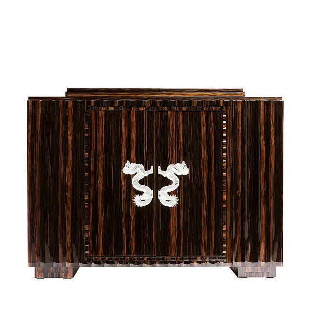 Lalique Dragon mobile bar cristallo taglia unica