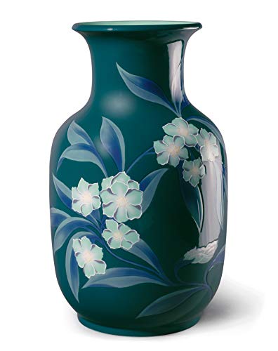 Lladró Accessori Campanelle vaso porcellana verde fiori