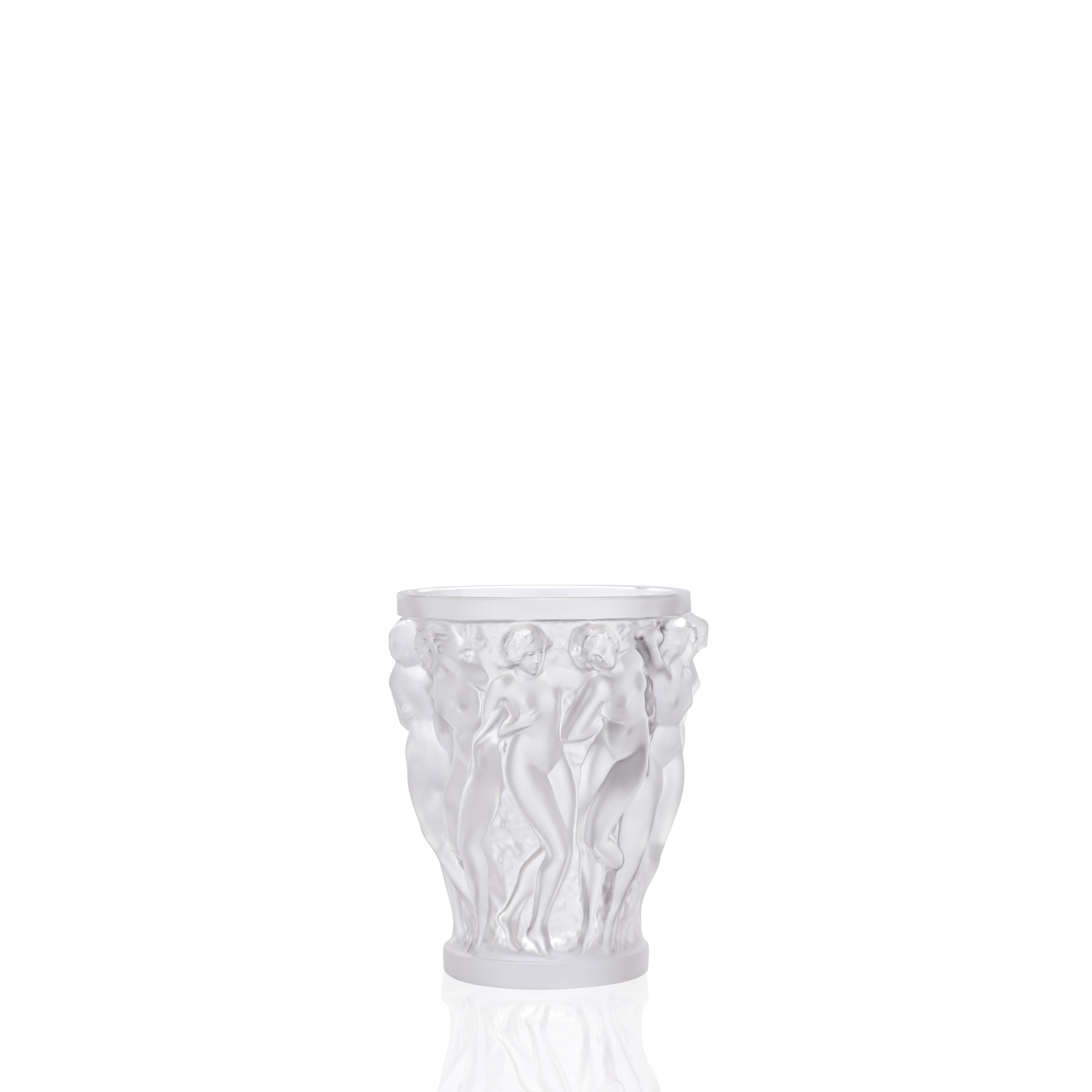 Lalique Bacchantes piccolo vaso cristallo taglia S satinato