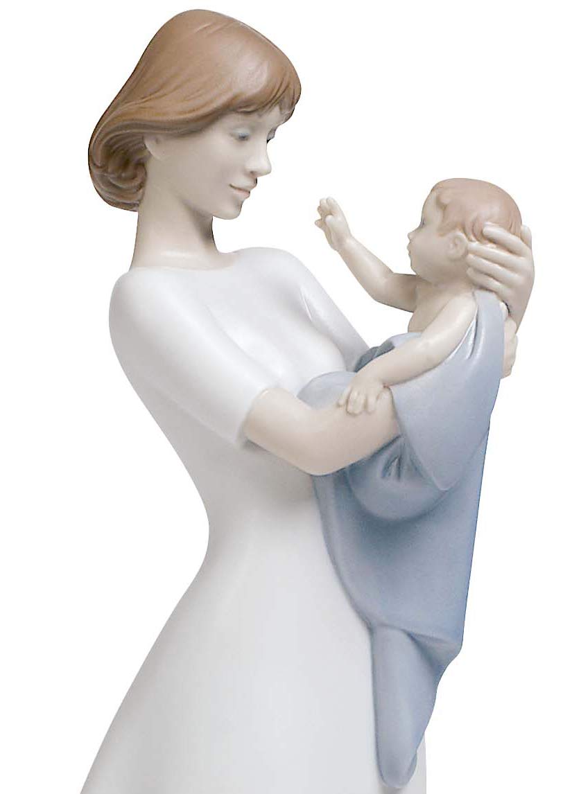 Lladró Sculture Tesoro della Mamma figurina madre bambino