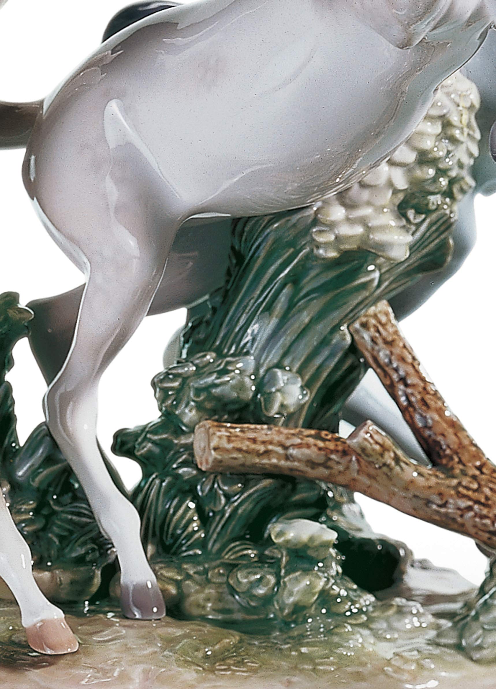 Lladró Alta Porcellana Cavalli scultura porcellana fatta a mano